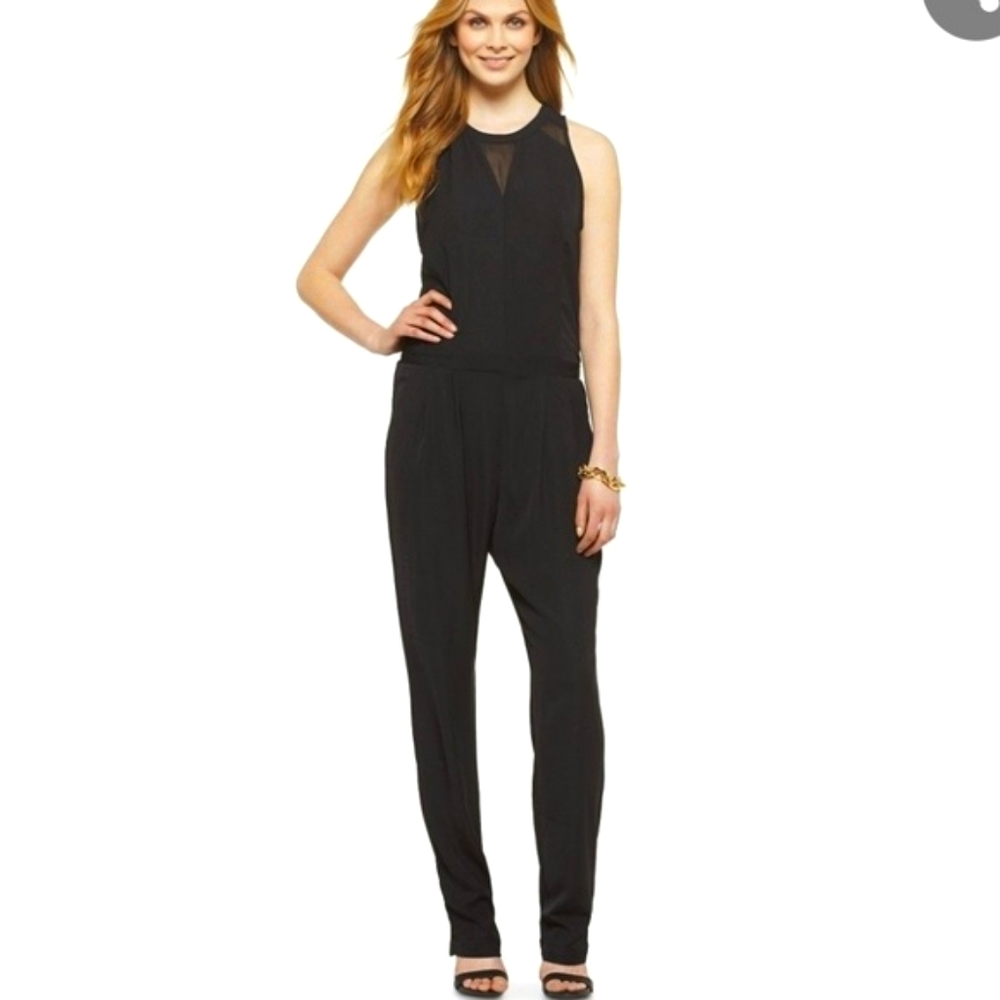 Black Sleveless Jumpsuit